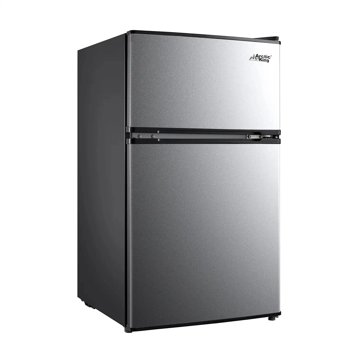 Mini Refrigerator With Freezer. Stainless Steel, E